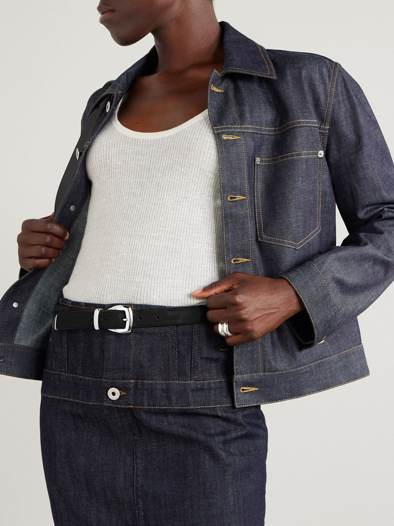 Anderson's Nubuck belt Black outlook