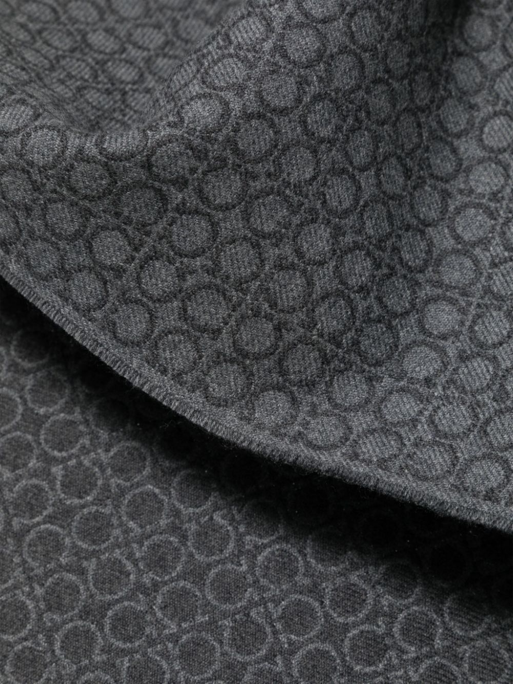 Interlocked Gancini scarf - 3