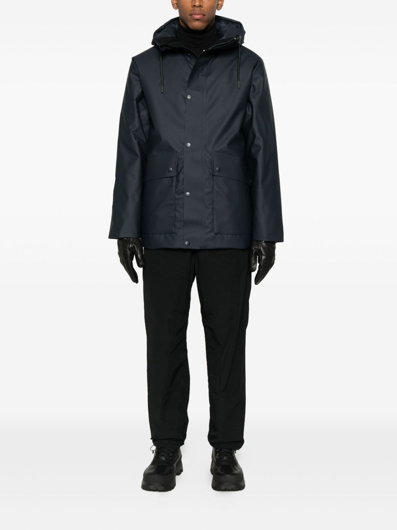 RAINS button-up coat outlook