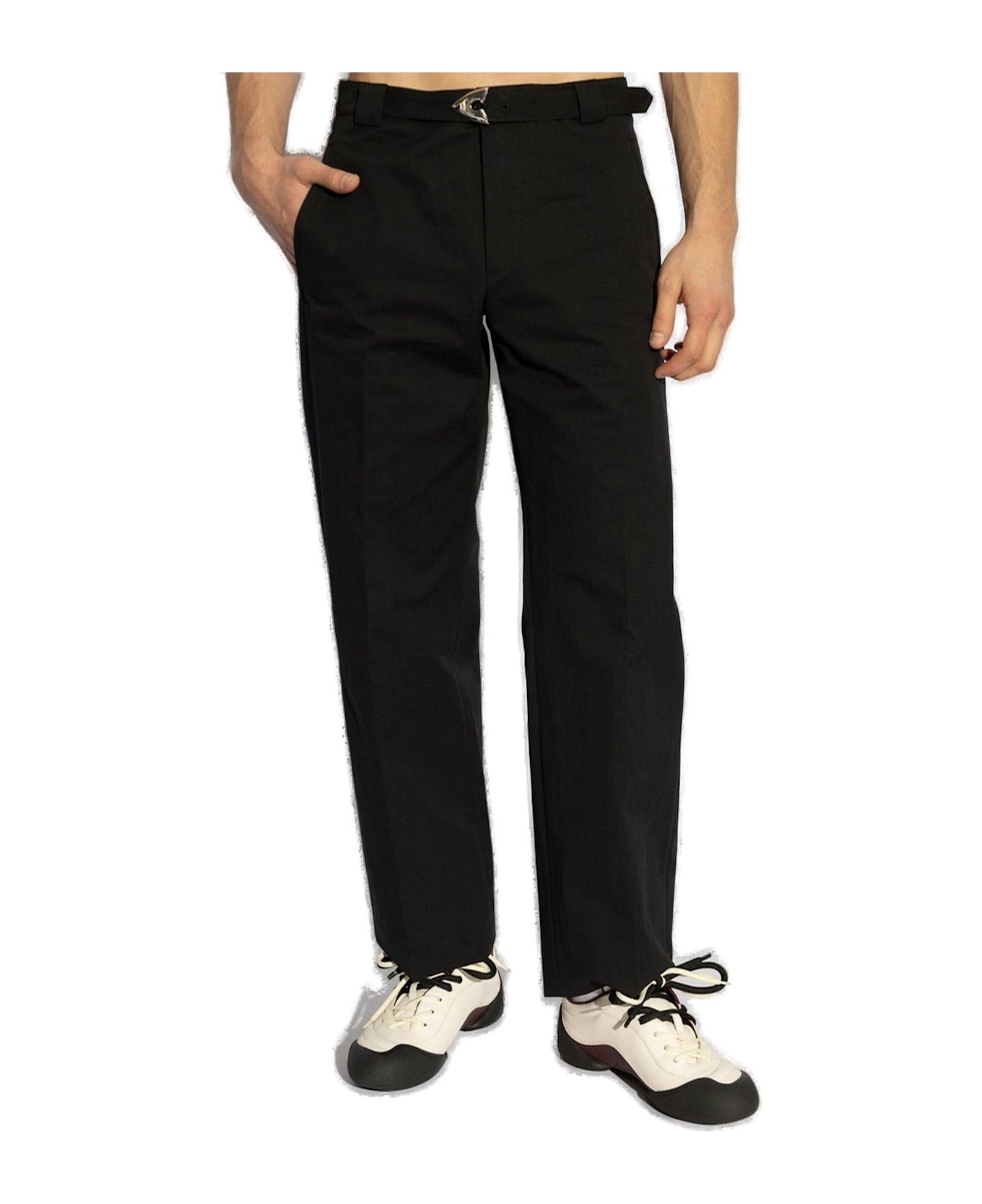 Straight-leg Tailored Trousers - 2
