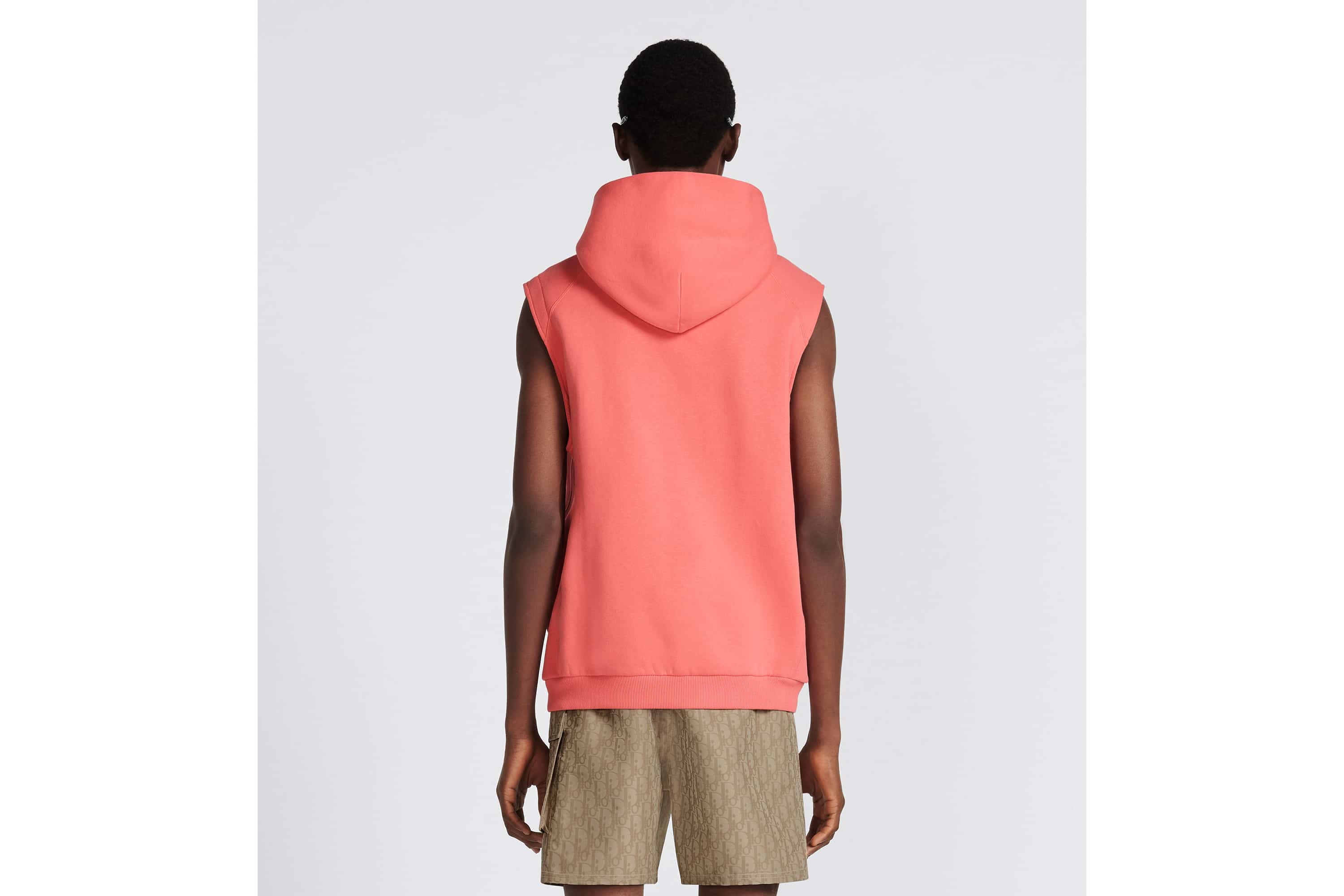 Oversized Sleeveless Hooded Sweatshirt - 6