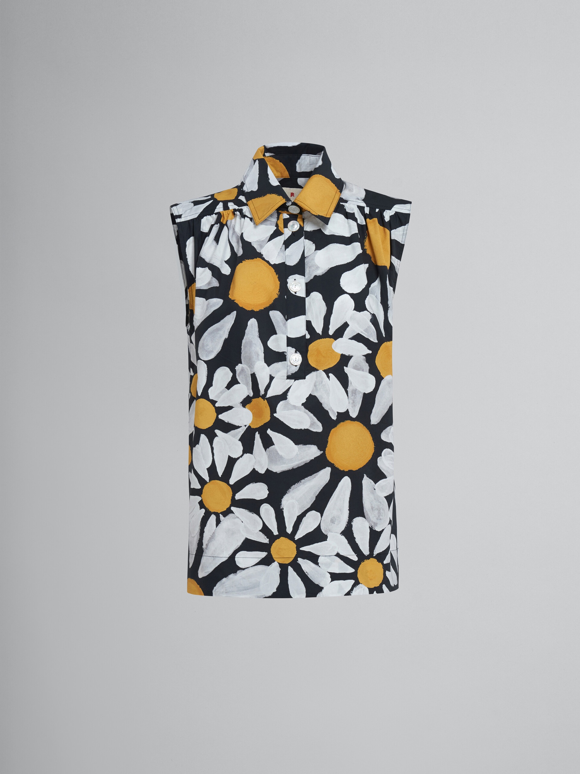 EUPHORIA PRINT COTTON POPLIN TOP - 1