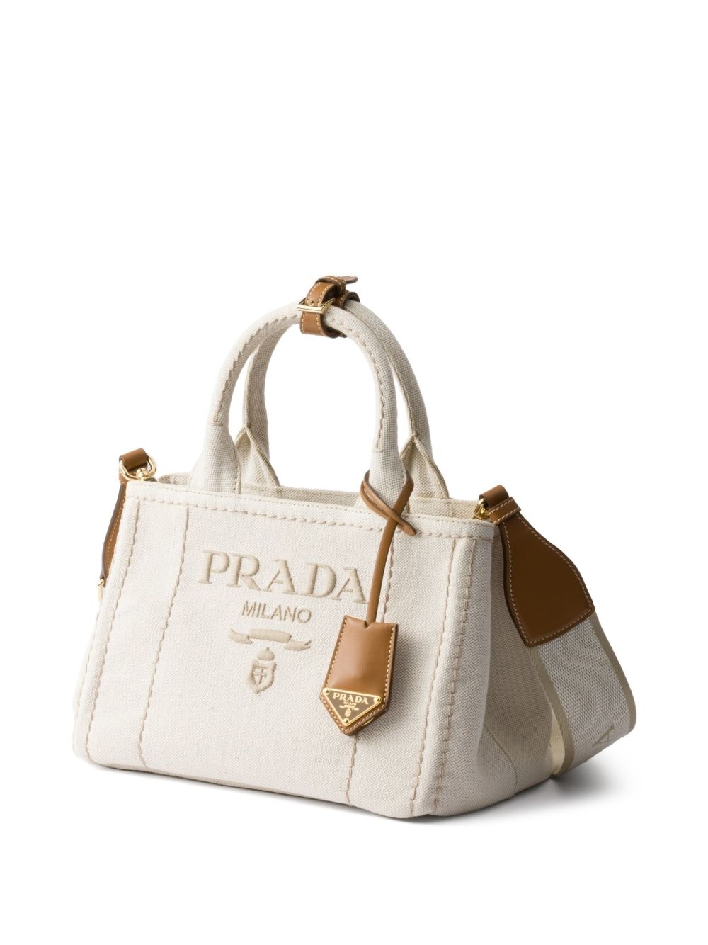 small logo-embroidered handbag - 3