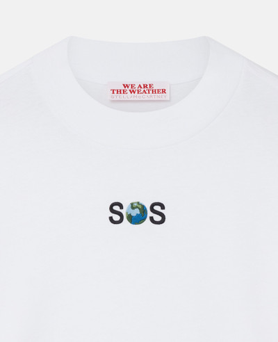 Stella McCartney SOS Embroidered Long-Sleeve T-Shirt outlook
