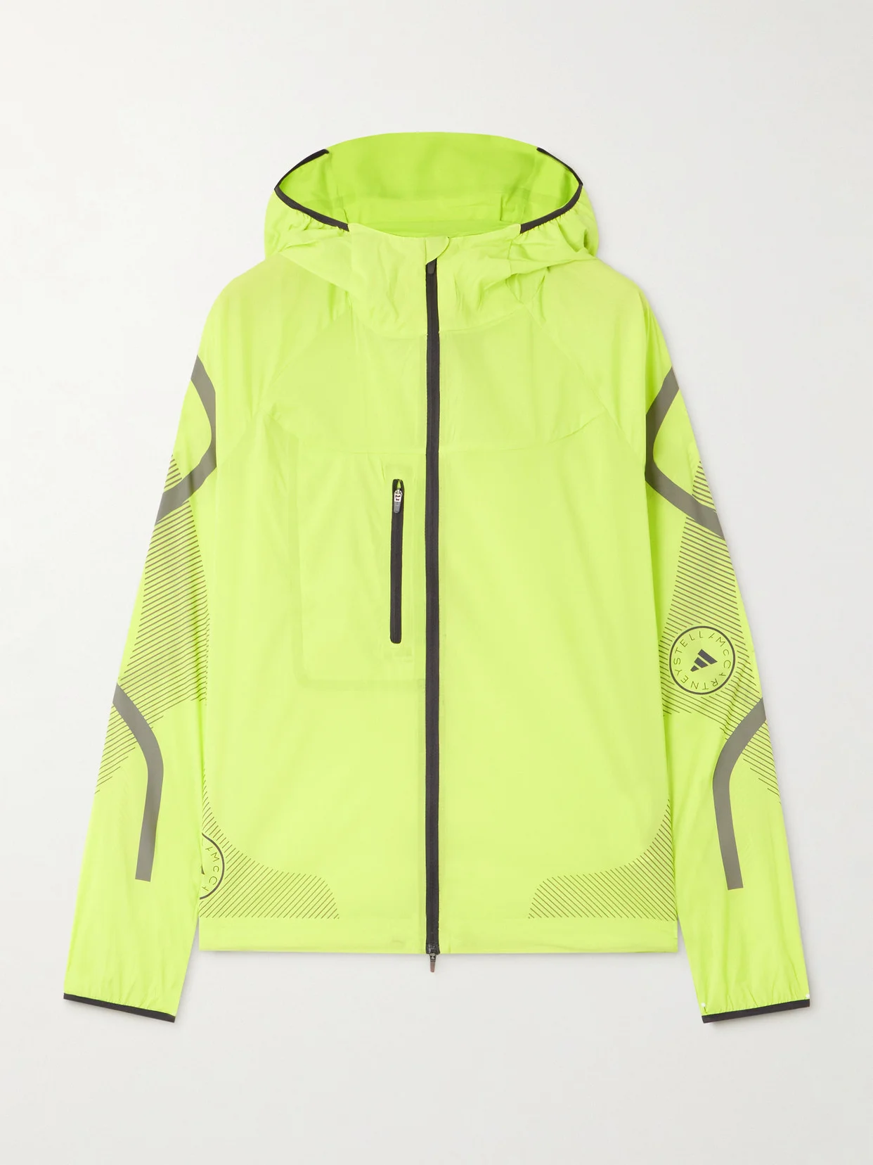 Truepace Hooded Neon Recycled-shell Track Jacket - 1