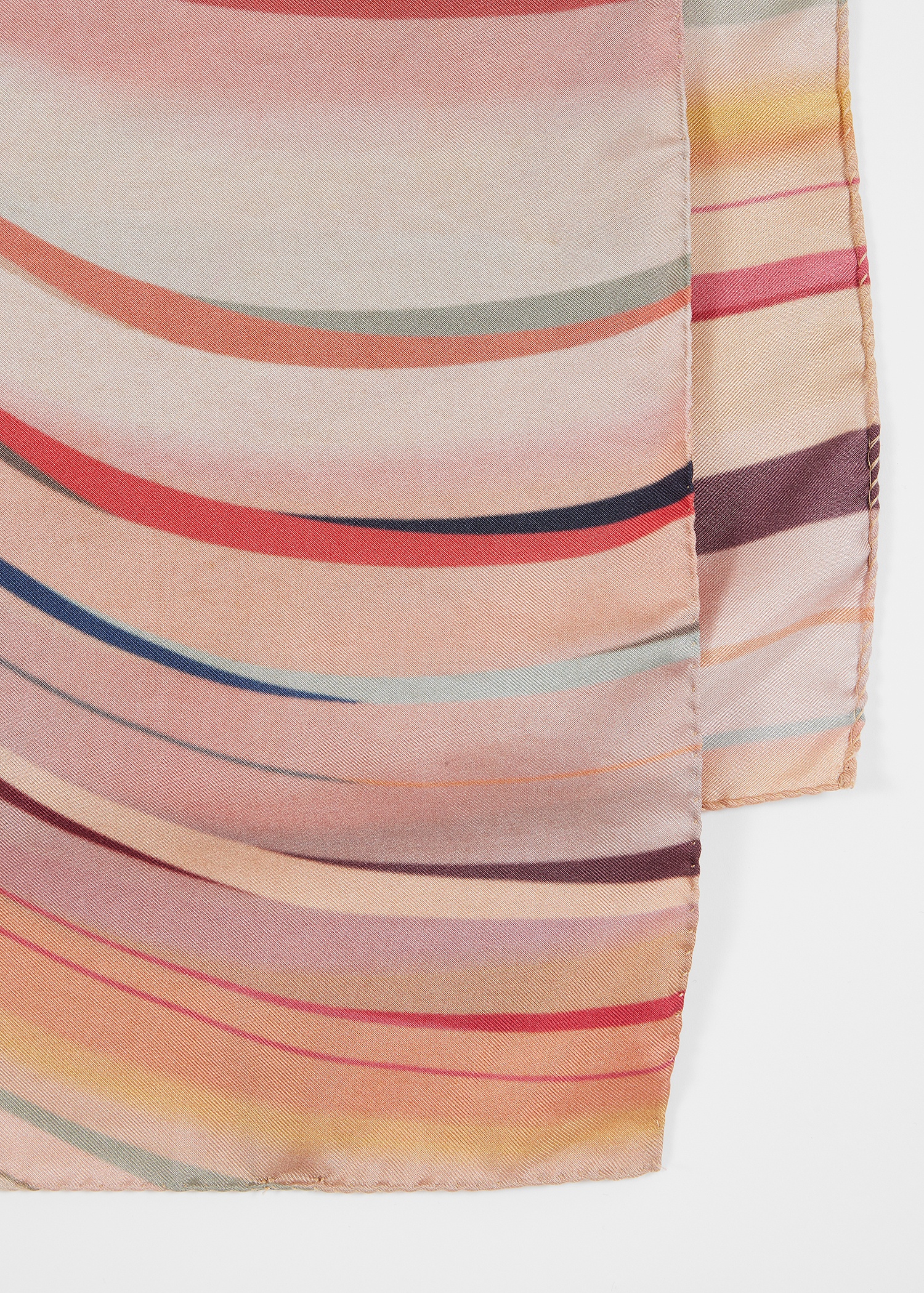 Women's 'Dusky Swirl' Silk Square Scarf - 2