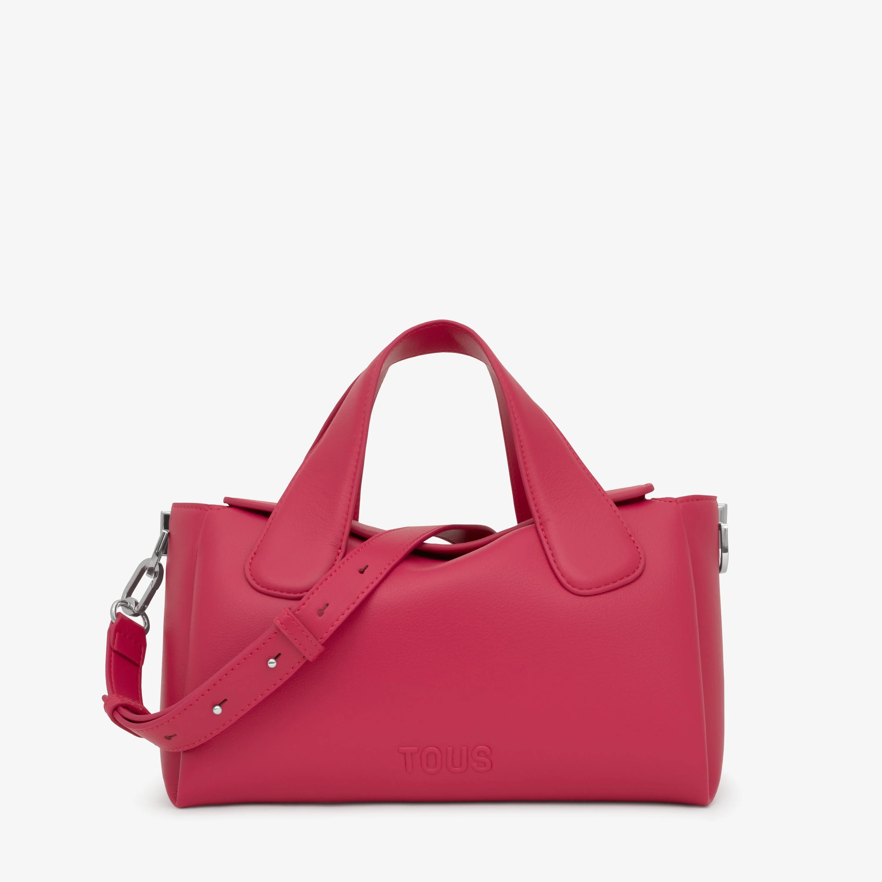 Medium fuchsia City bag TOUS Bloom - 1