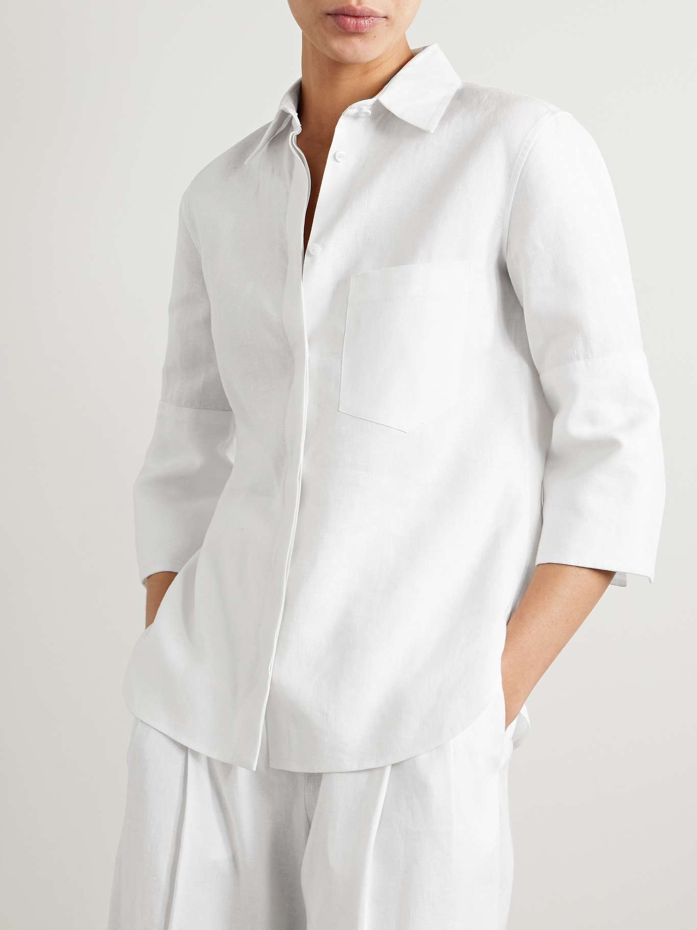 + NET SUSTAIN linen shirt - 3