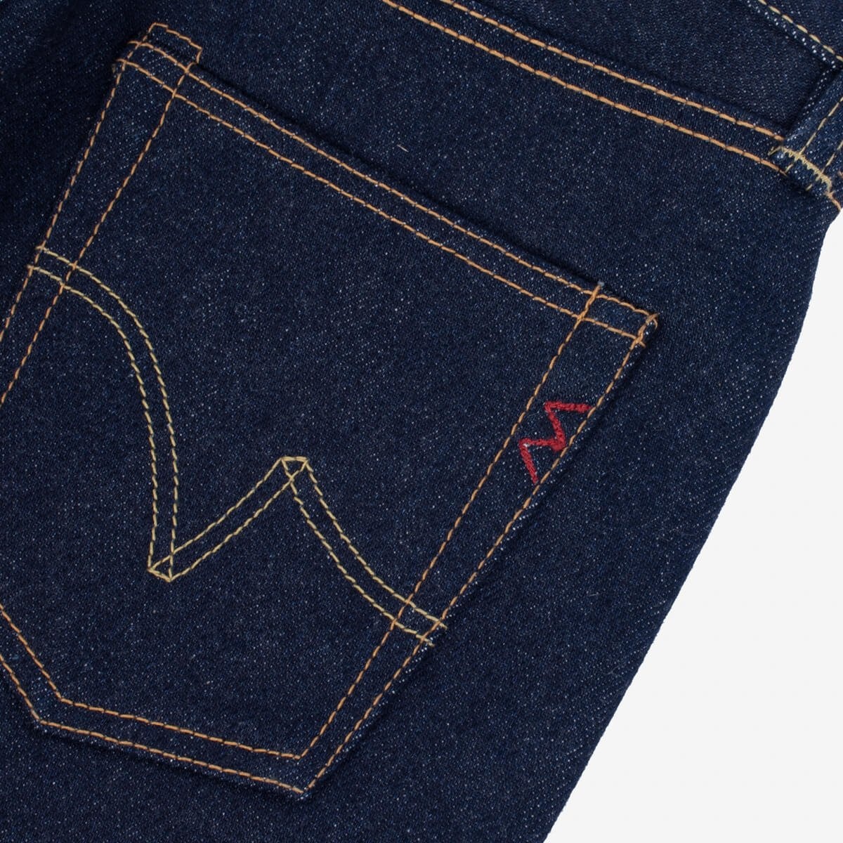 IH-666S-UHR 21/23oz Ultra Heavy Raw Selvedge Denim Slim Straight Cut Jeans - Indigo - 14