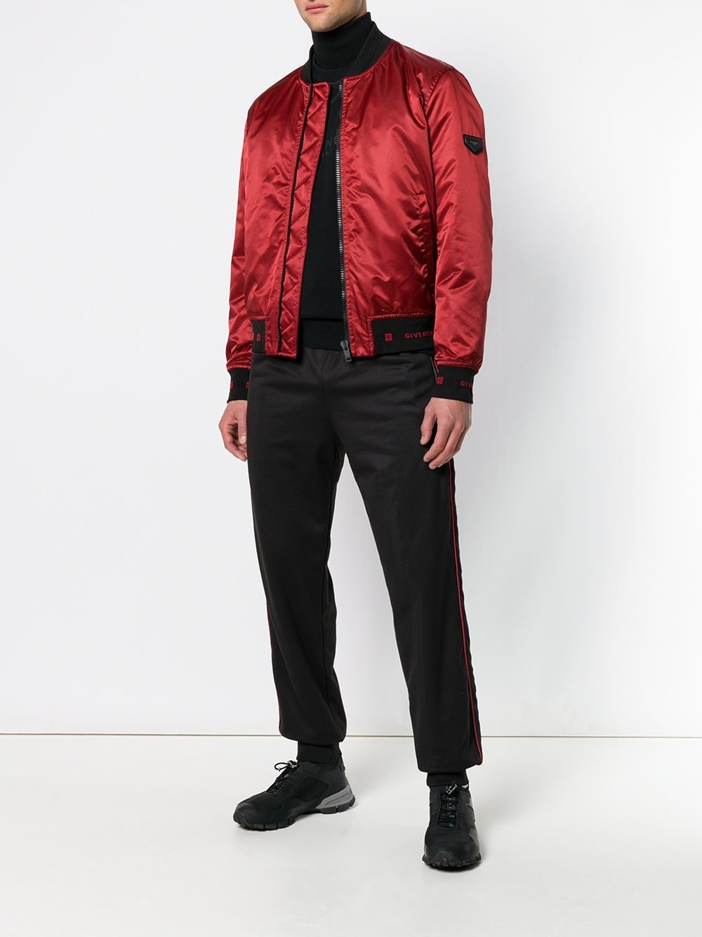 drawstring track trousers - 2