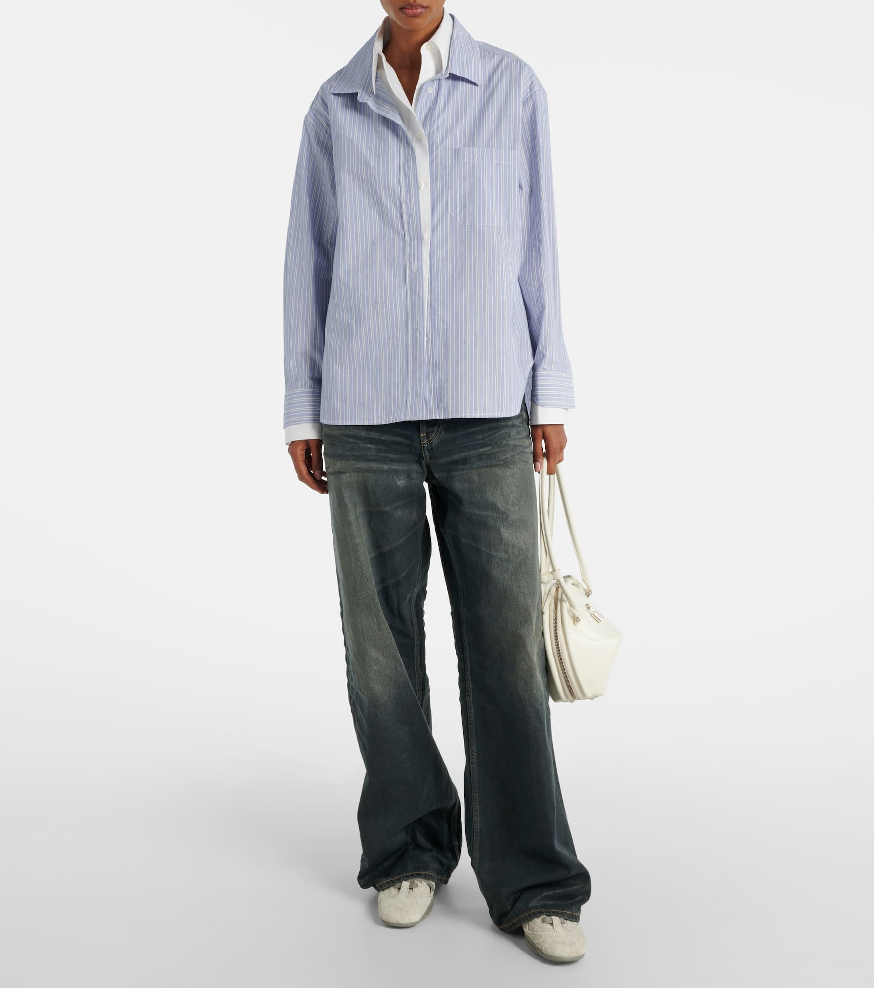 Soublera pinstripe cotton poplin shirt - 2