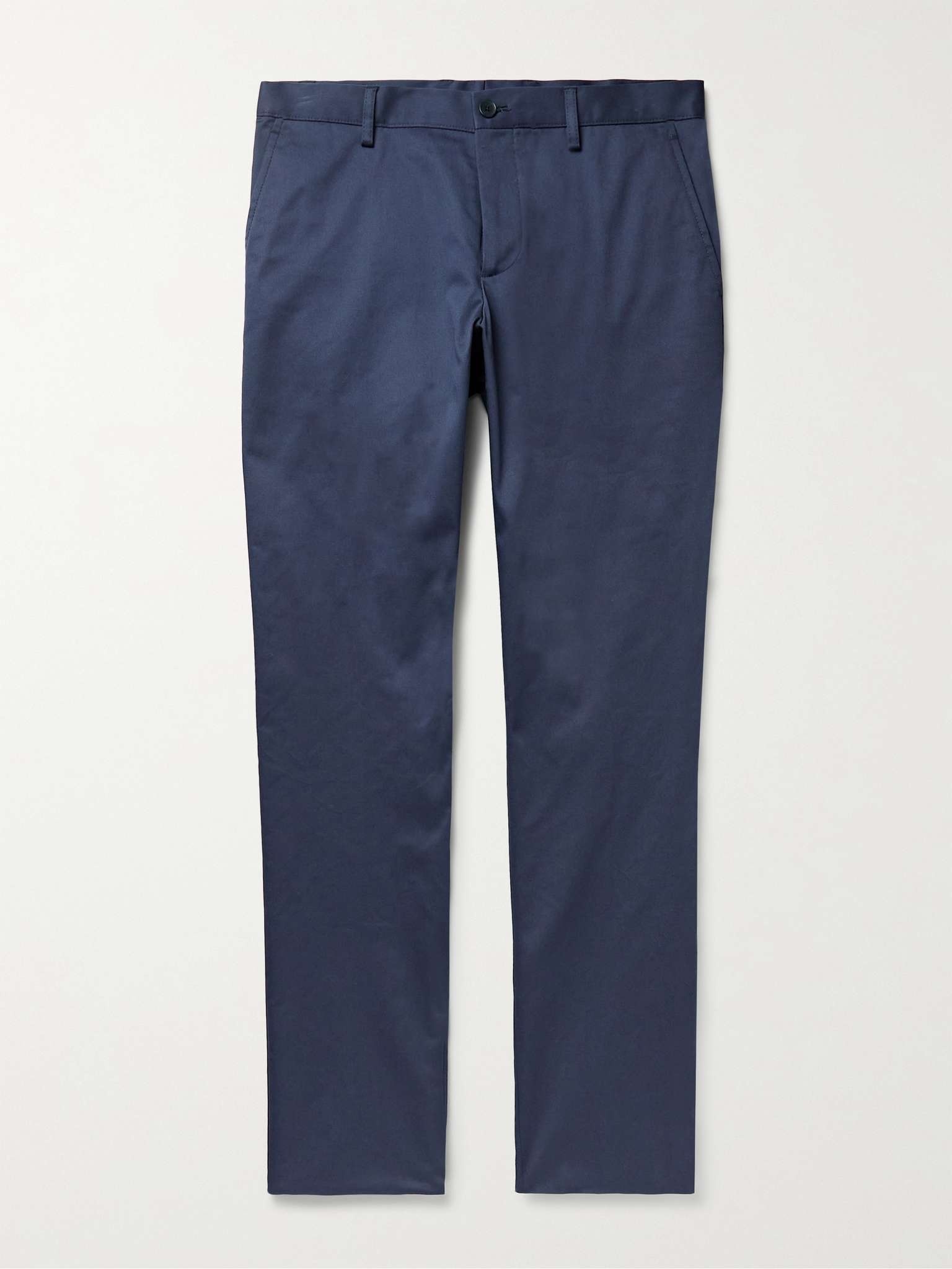 Slim-Fit Stretch-Cotton Twill Chinos - 1