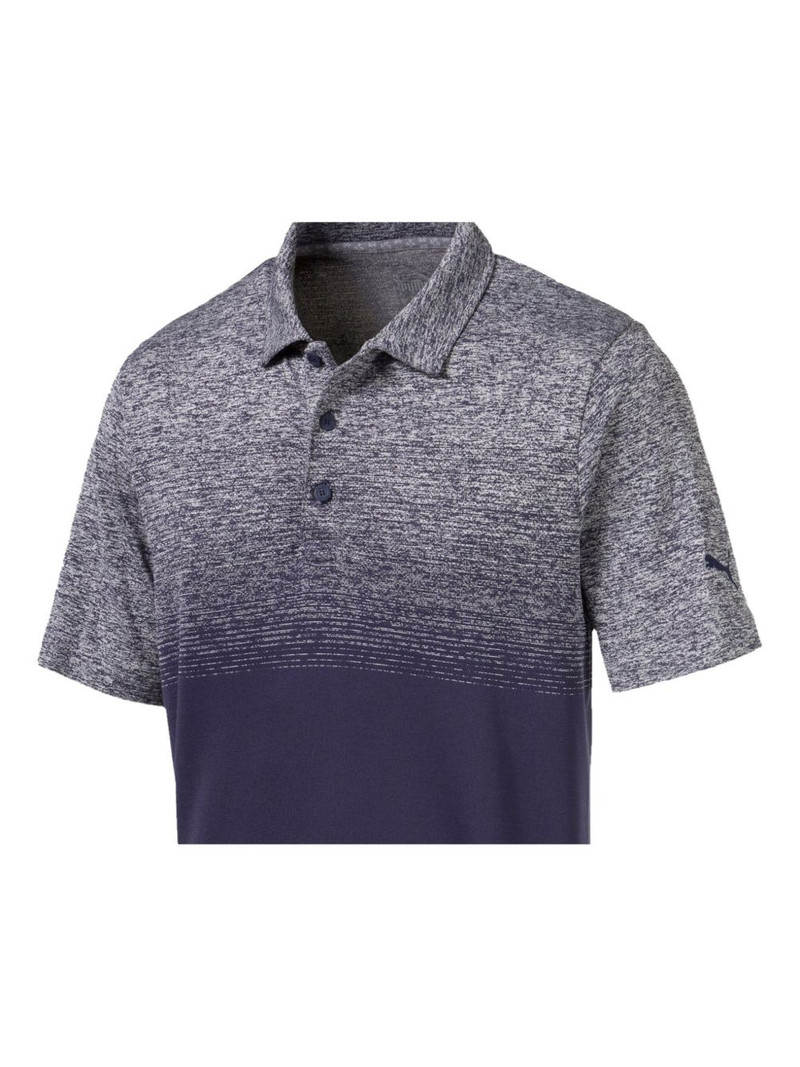Evoknit ombre polo shirt 1
