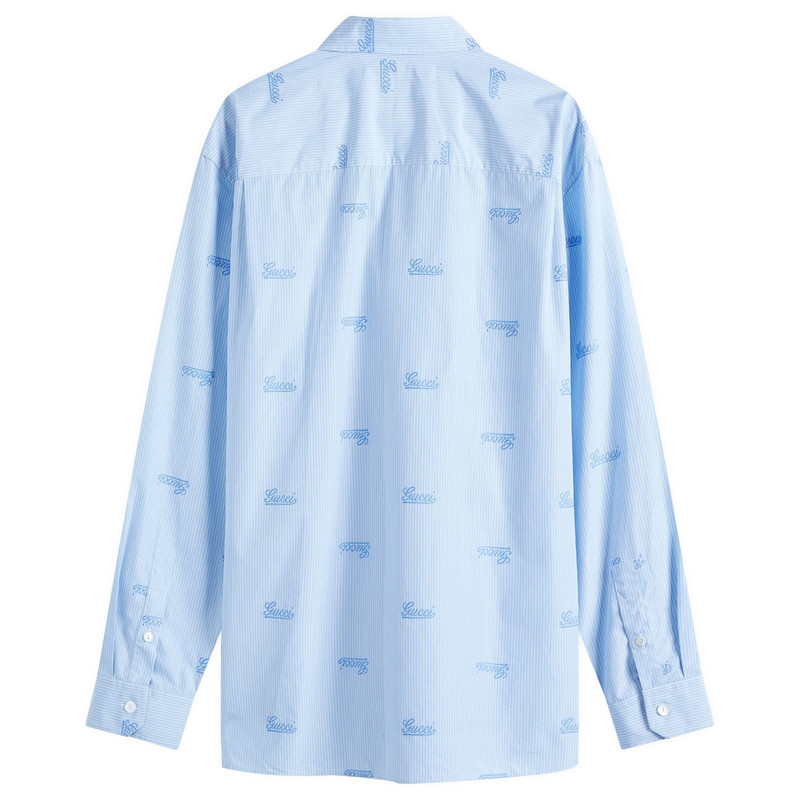 GUCCI Gucci Script Print Shirt outlook