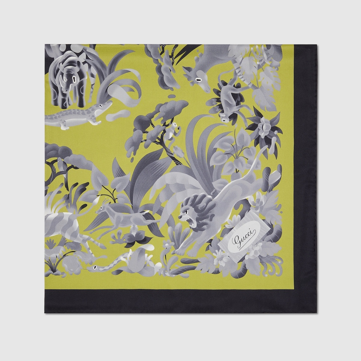 90 x 90 project printed silk carré - 2
