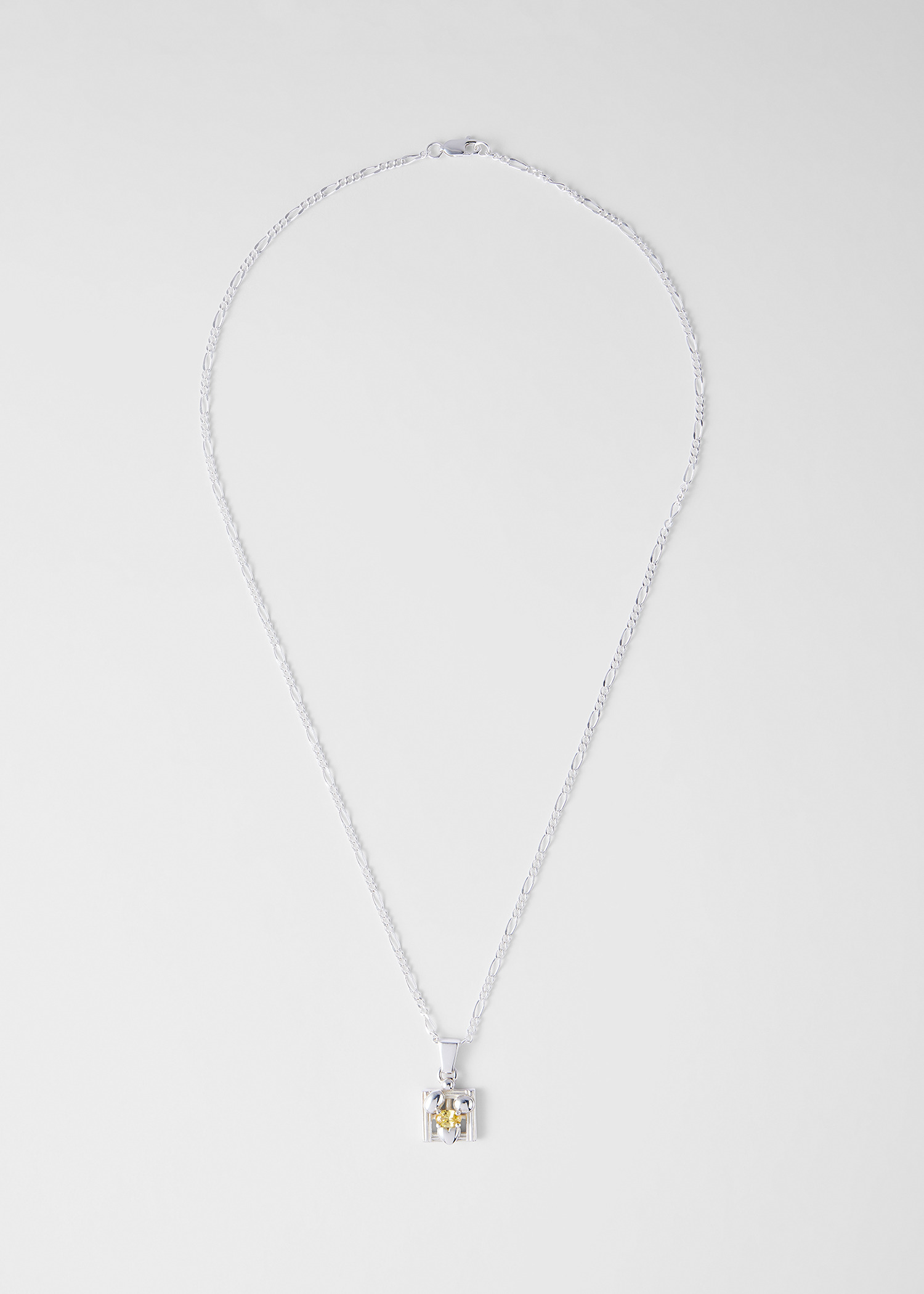 Alec Doherty For Paul Smith - Yellow Square One Pendant Necklace - 5