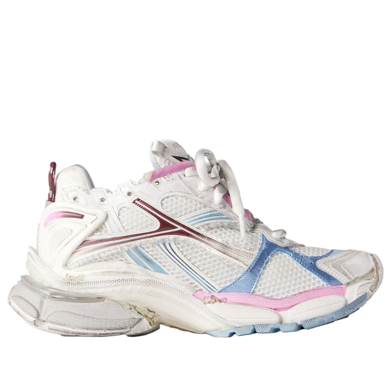 (WMNS) Balenciaga Runner Gradient 'White Pink Blue' 772767WRUNG9245 - 2