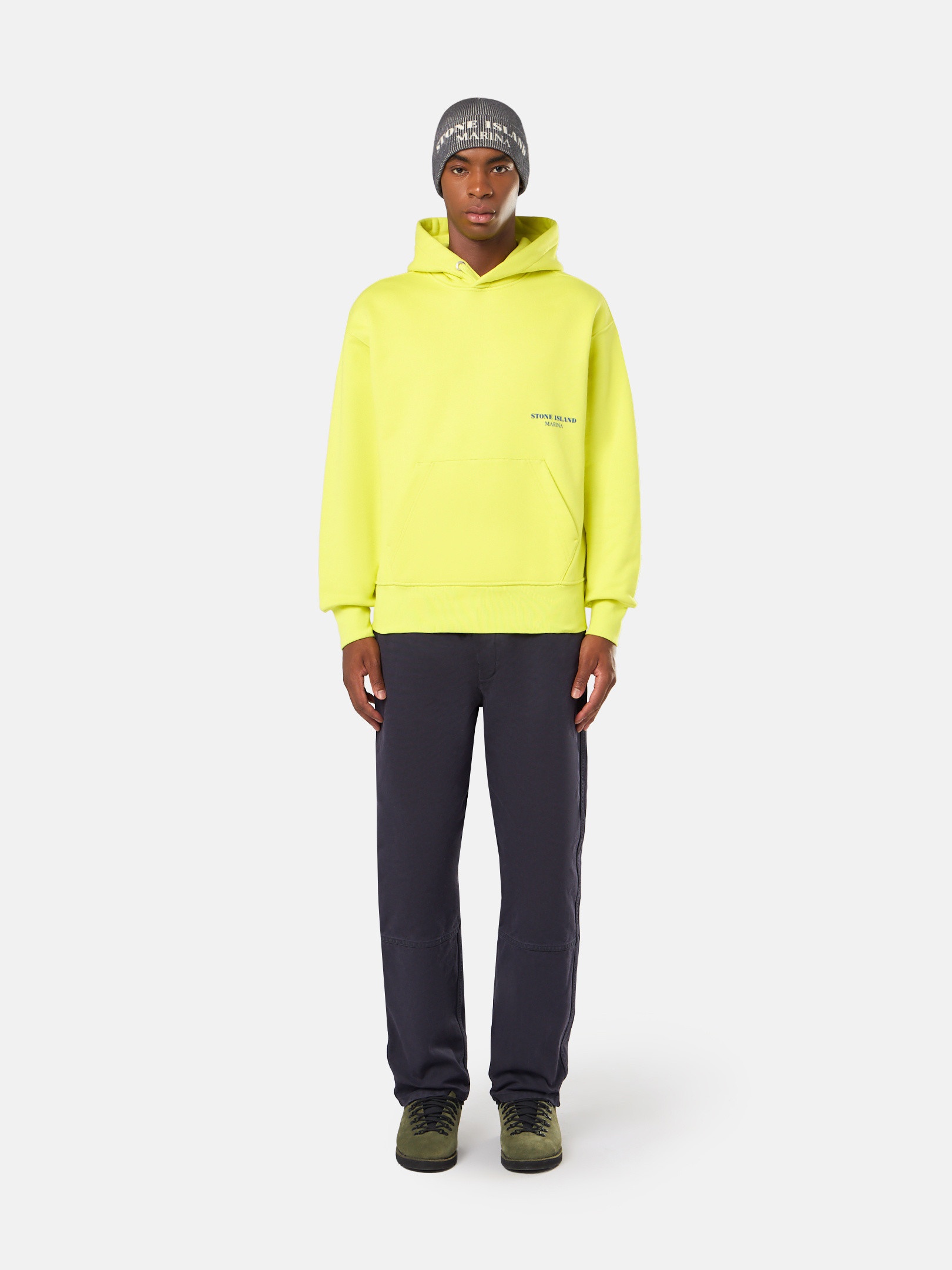 STONE  Marina パーカー STONE ISLAND(ストーンアイランド) MARINA コットンスウェット