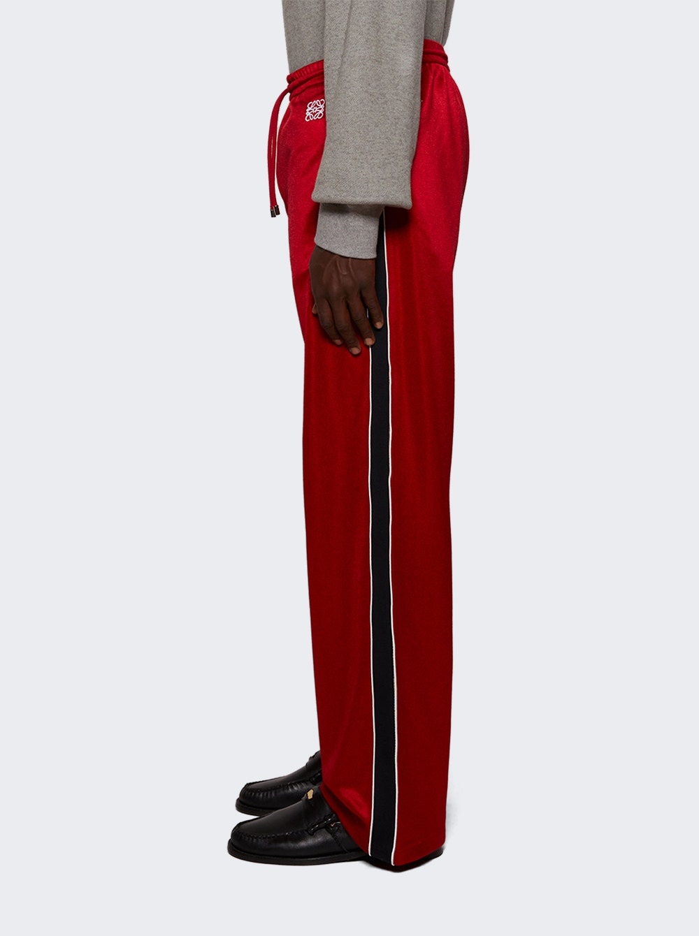 Technical Jersey Tracksuit Trousers Dark Raspberry - 4
