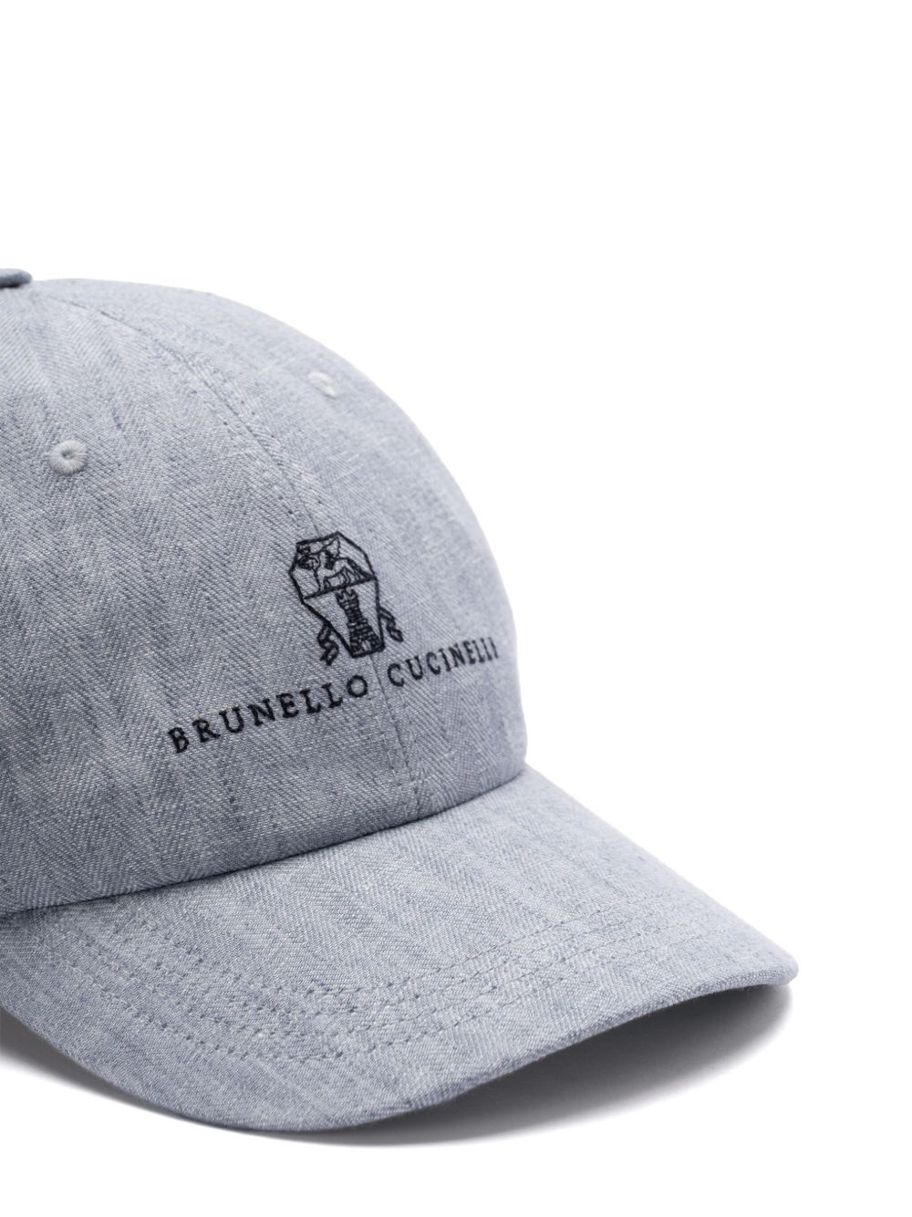 logo-embroidered cap - 4