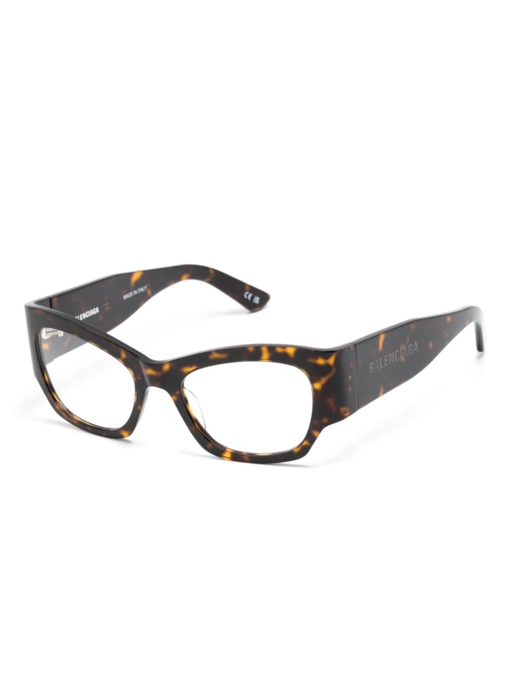 tortoiseshell square-frame glasses - 2