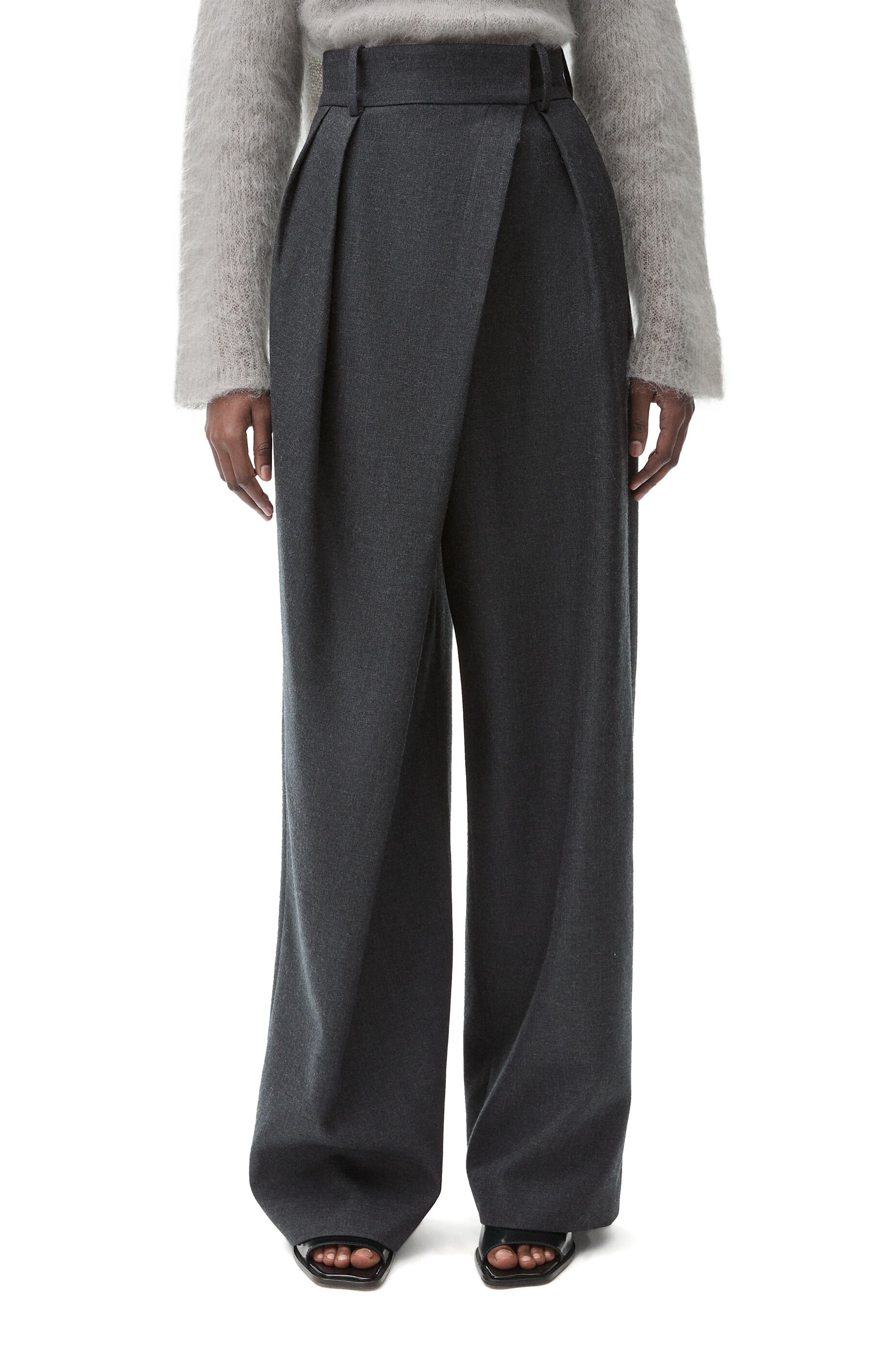 Wrap trousers in wool - 3