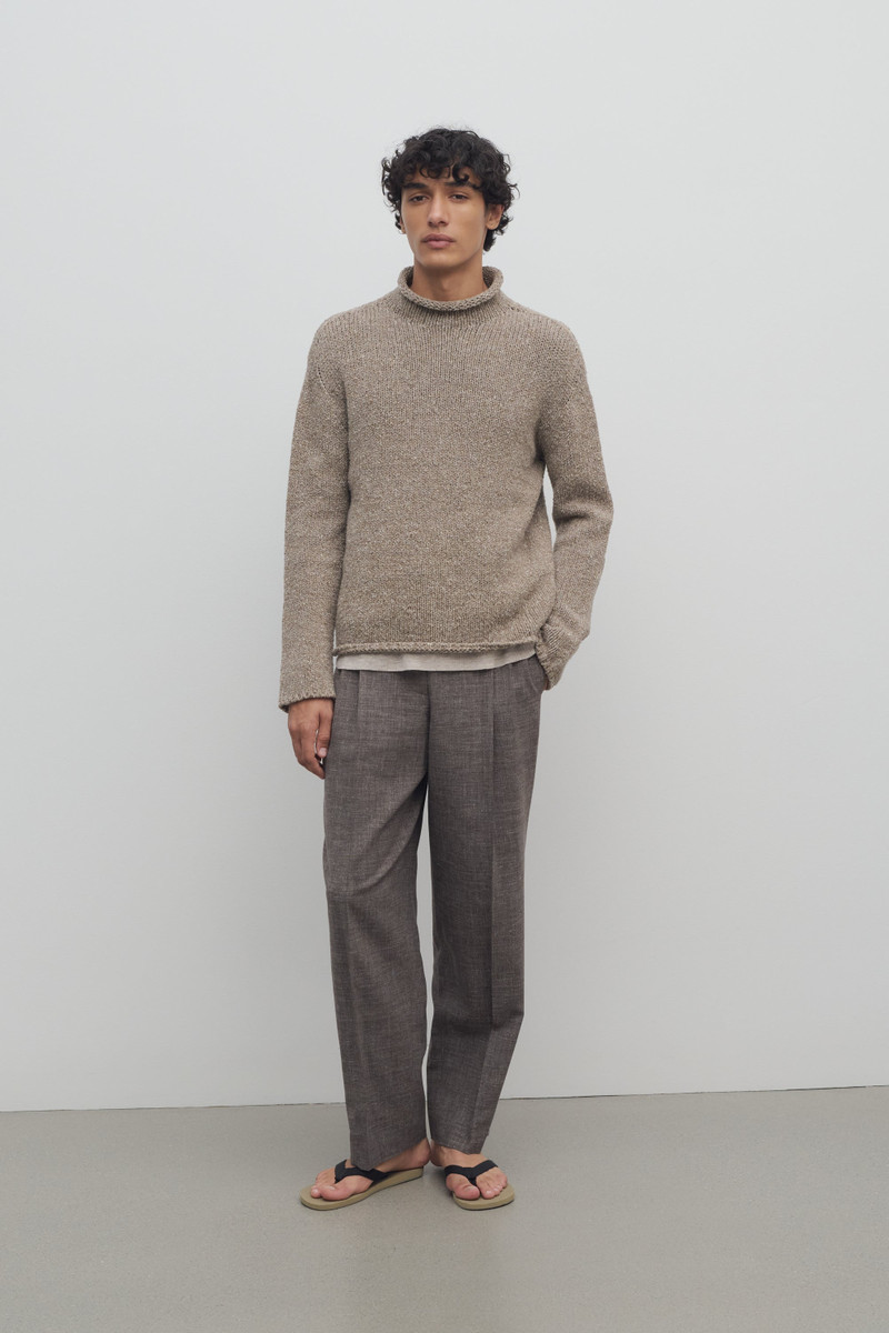 Silas Pant in Silk, Linen, and Virgin Wool 3