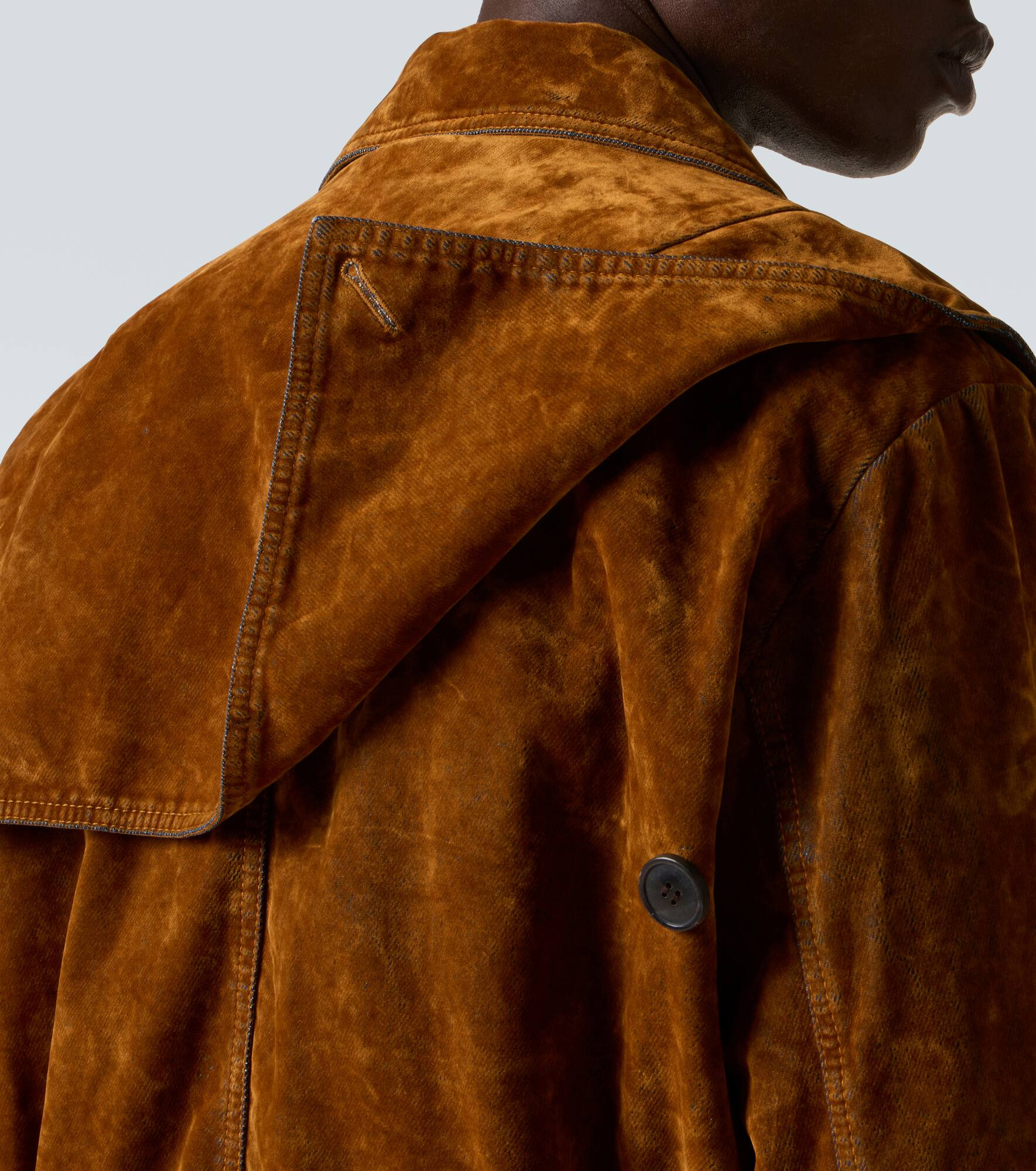Vassel belted cotton biker jacket - 8
