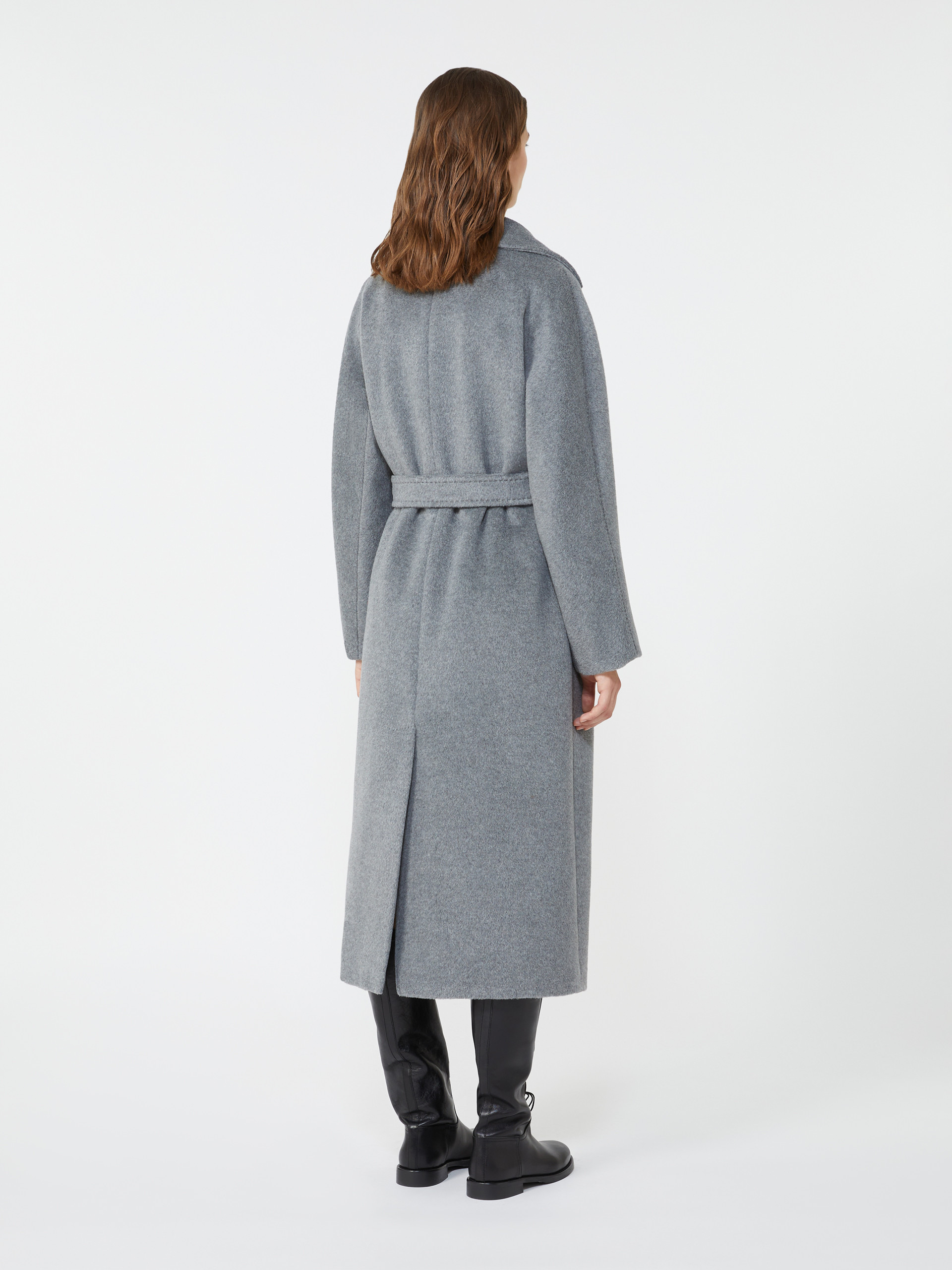 TEMPERA Long wool and alpaca coat - 4