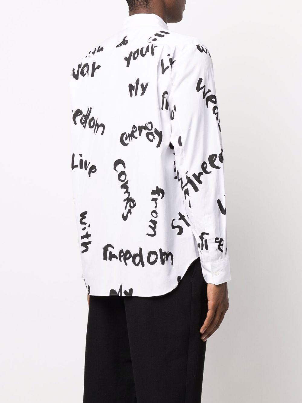 Freedom graphic-print shirt - 4