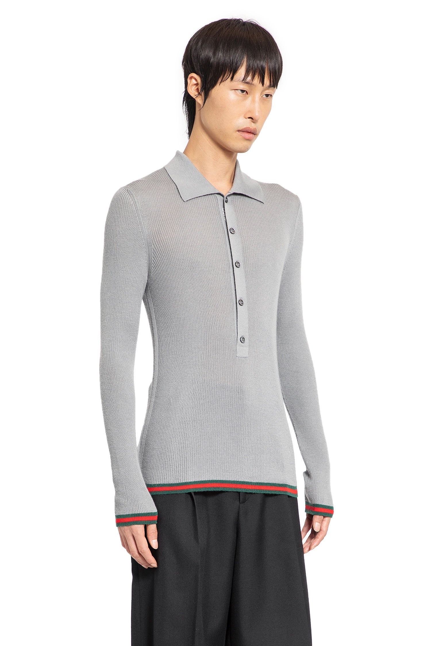 Ribbed-Knit-Cashmere-Polo - 2