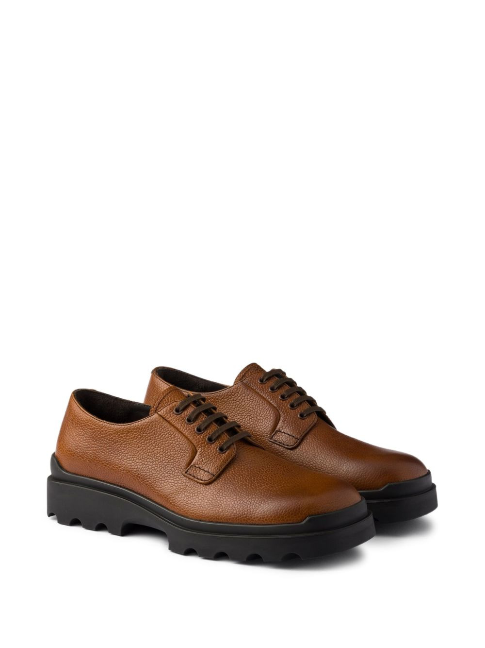 leather lace-up shoes - 2