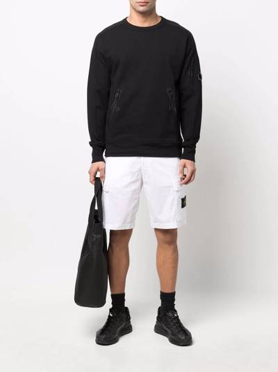 Stone Island logo-patch cargo shorts outlook