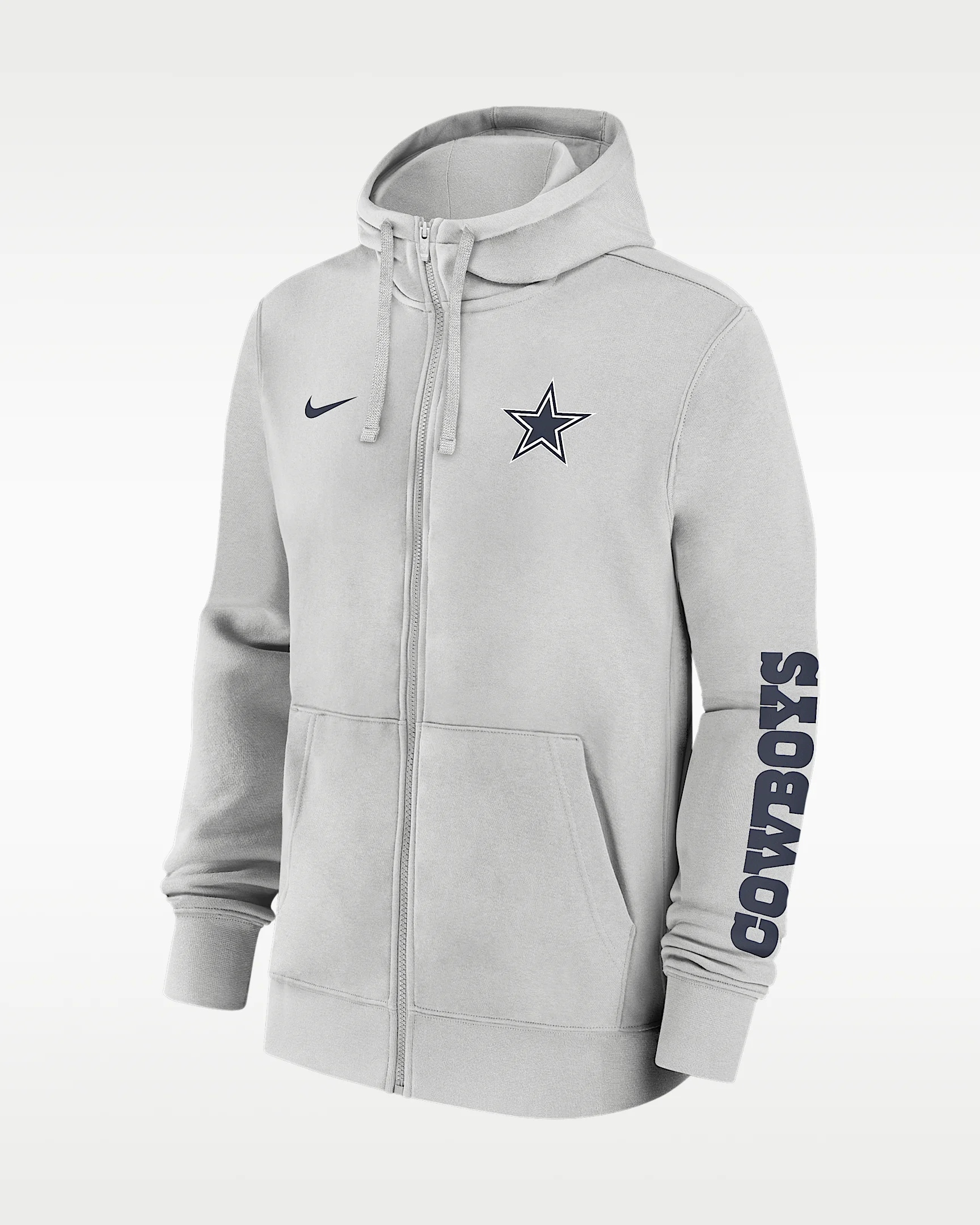 Dallas Cowboys Club Men's Nike NFL Full-Zip Hoodie - 1