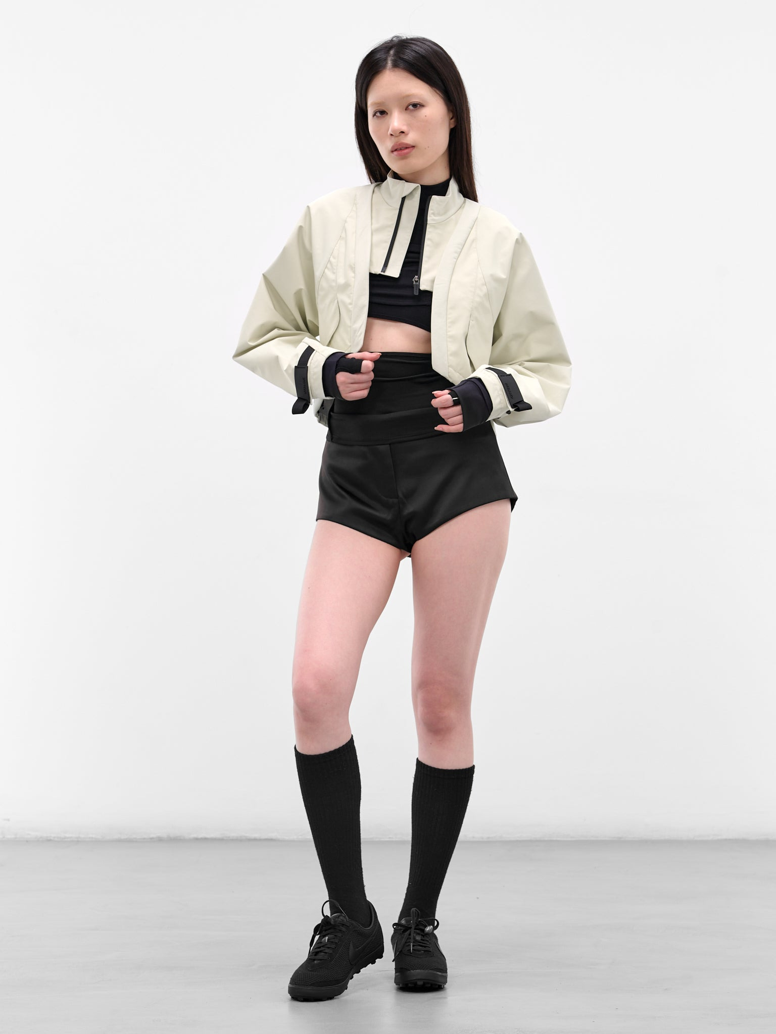 Green Double Layer Bolero Jacket - 6