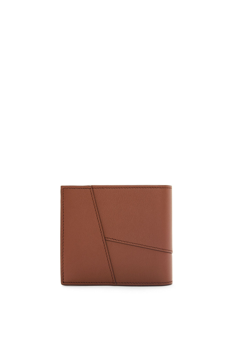 Puzzle bifold wallet in classic calfskin 4