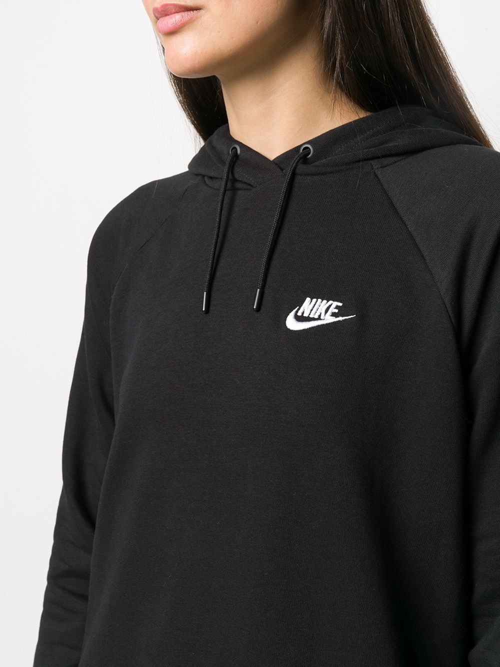 Swoosh print hooded dress - 5