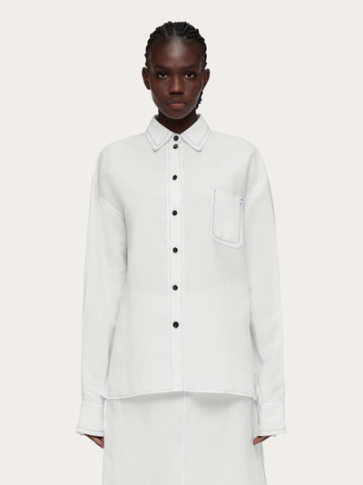 FERRAGAMO Shirt with contrasting seams outlook