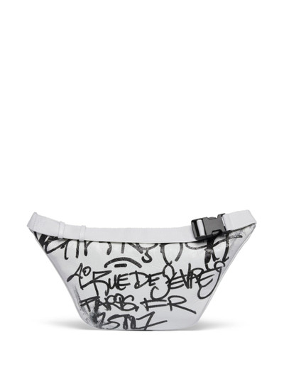 BALENCIAGA graffiti-print belt bag outlook