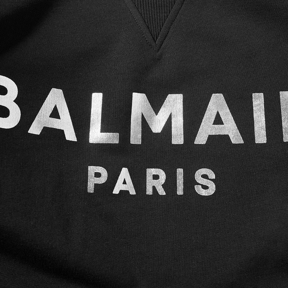 Balmain Paris Foil Logo Crew Sweat - 3