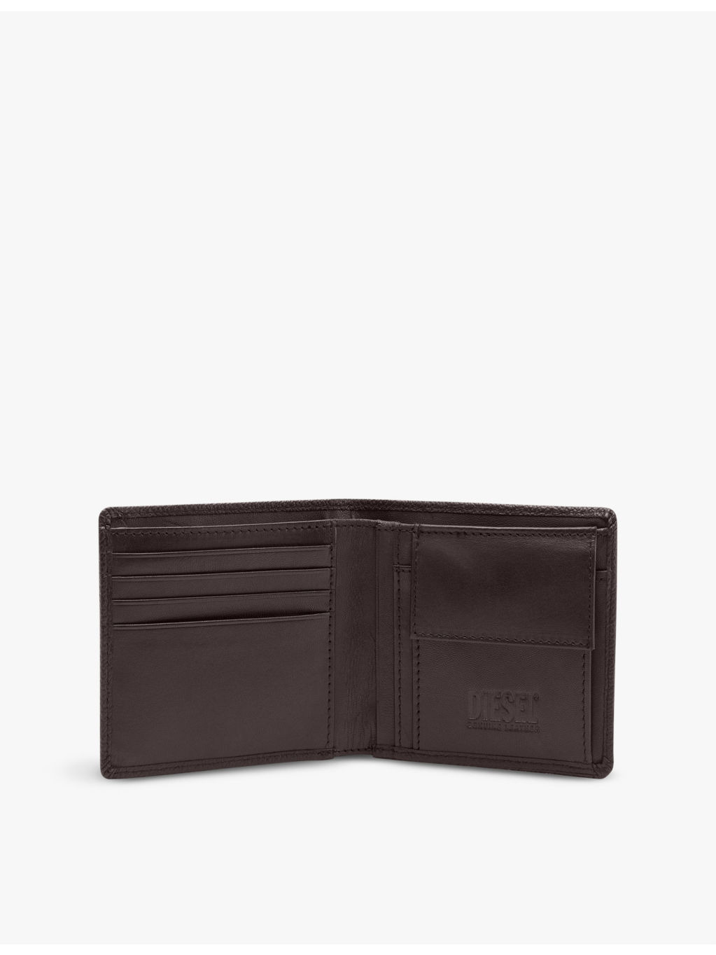 Logo-badge bi-fold leather waller - 2