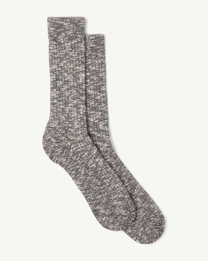 SLUB SOCK - CHARCOAL 1