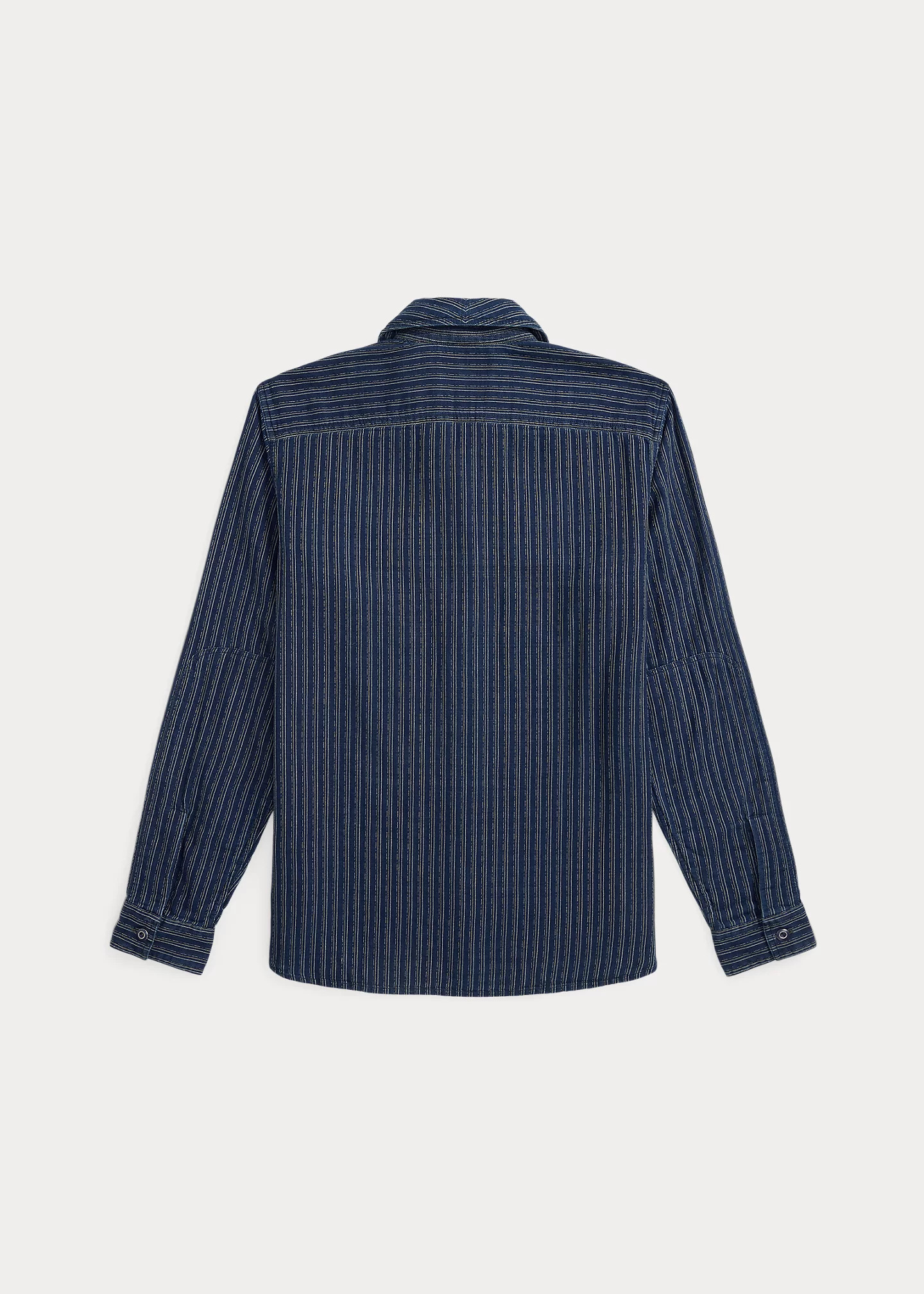 Indigo Striped Double-Faced Workshirt - 2
