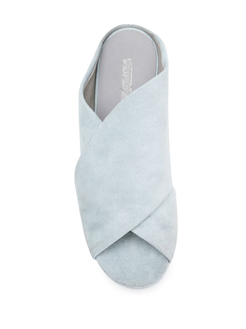 crisscross strap mules 4