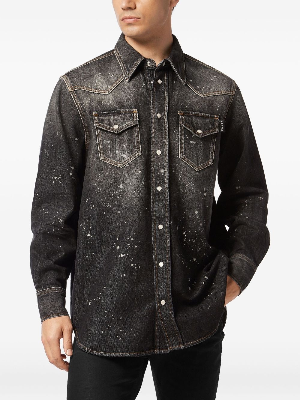 oversized denim shirt - 3