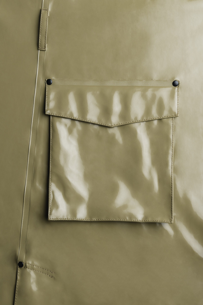 Kista Opal Trench Coat Aloe 9