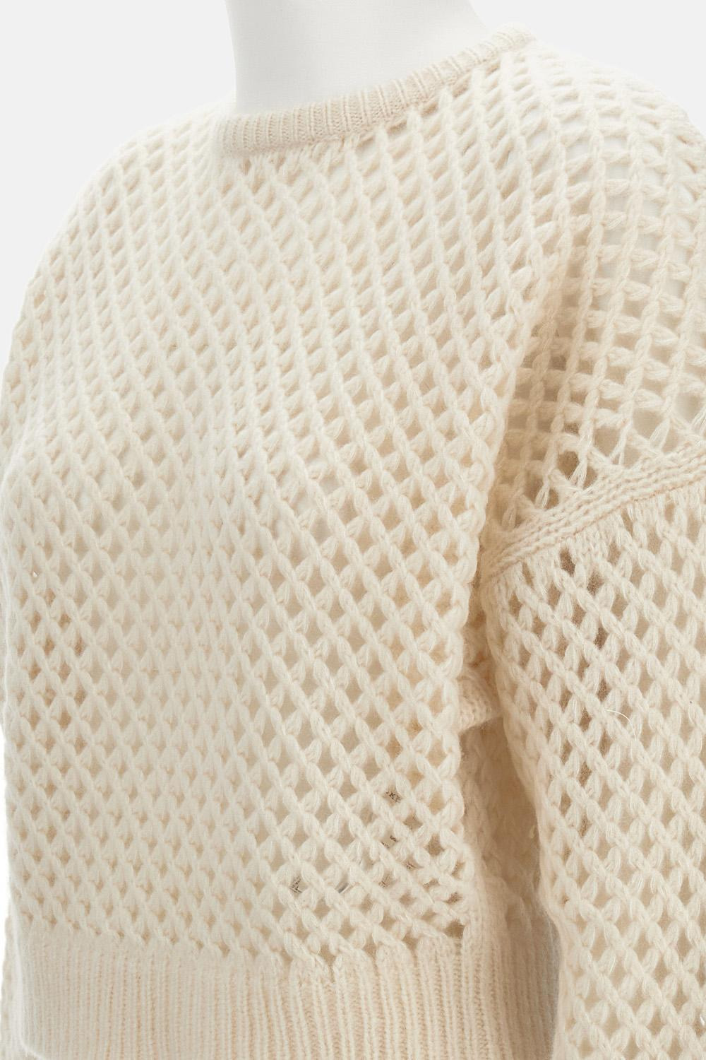 ESSEN perforated cashmere sweater - 4