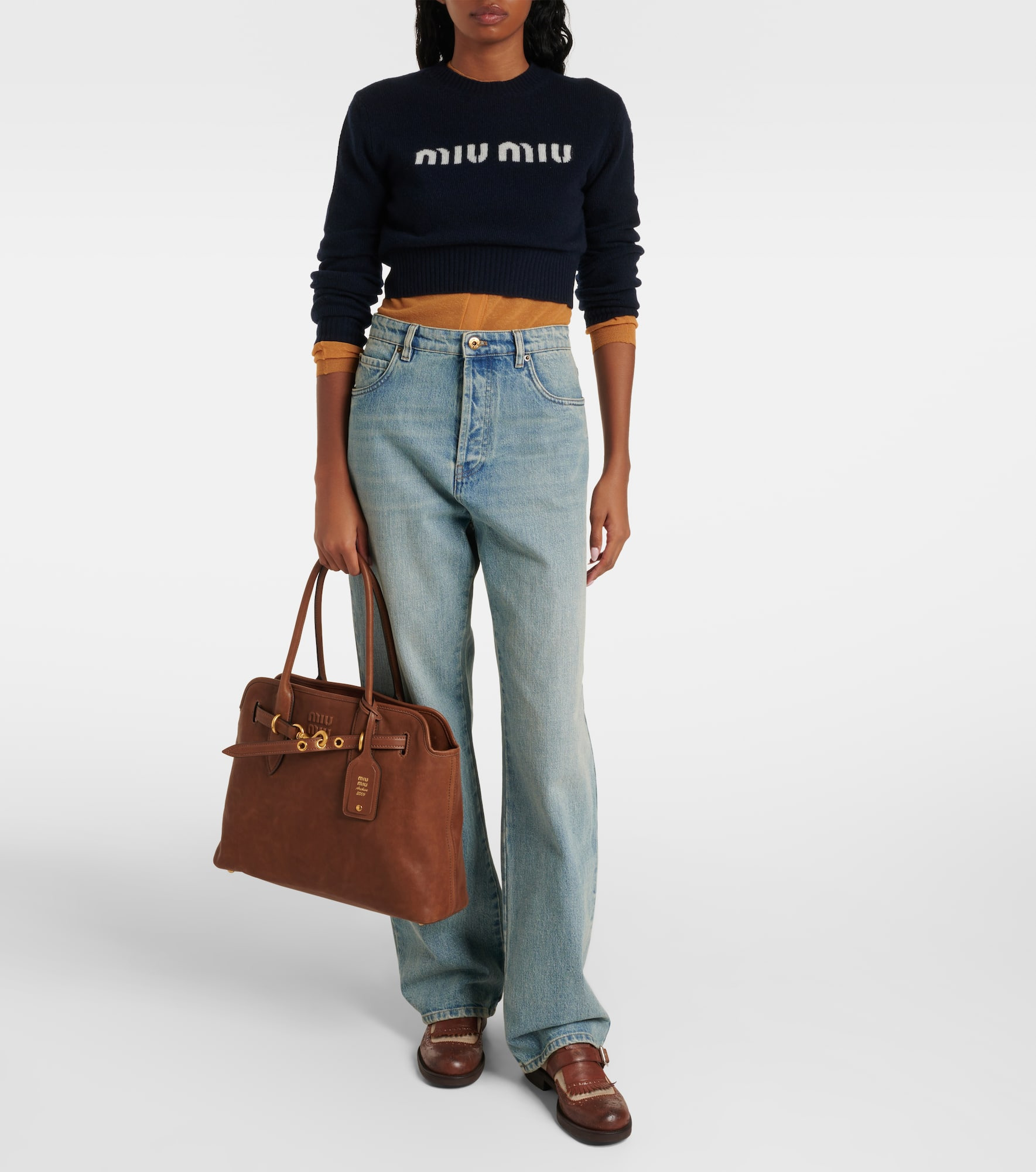 Aventure Large leather tote bag - 5