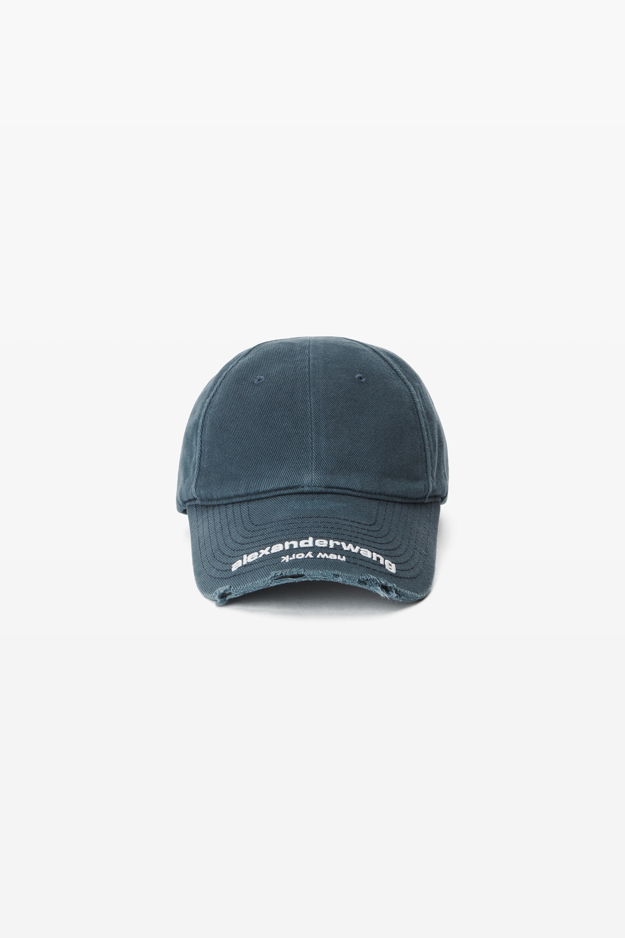 Distressed Logo Baseball Cap - 5