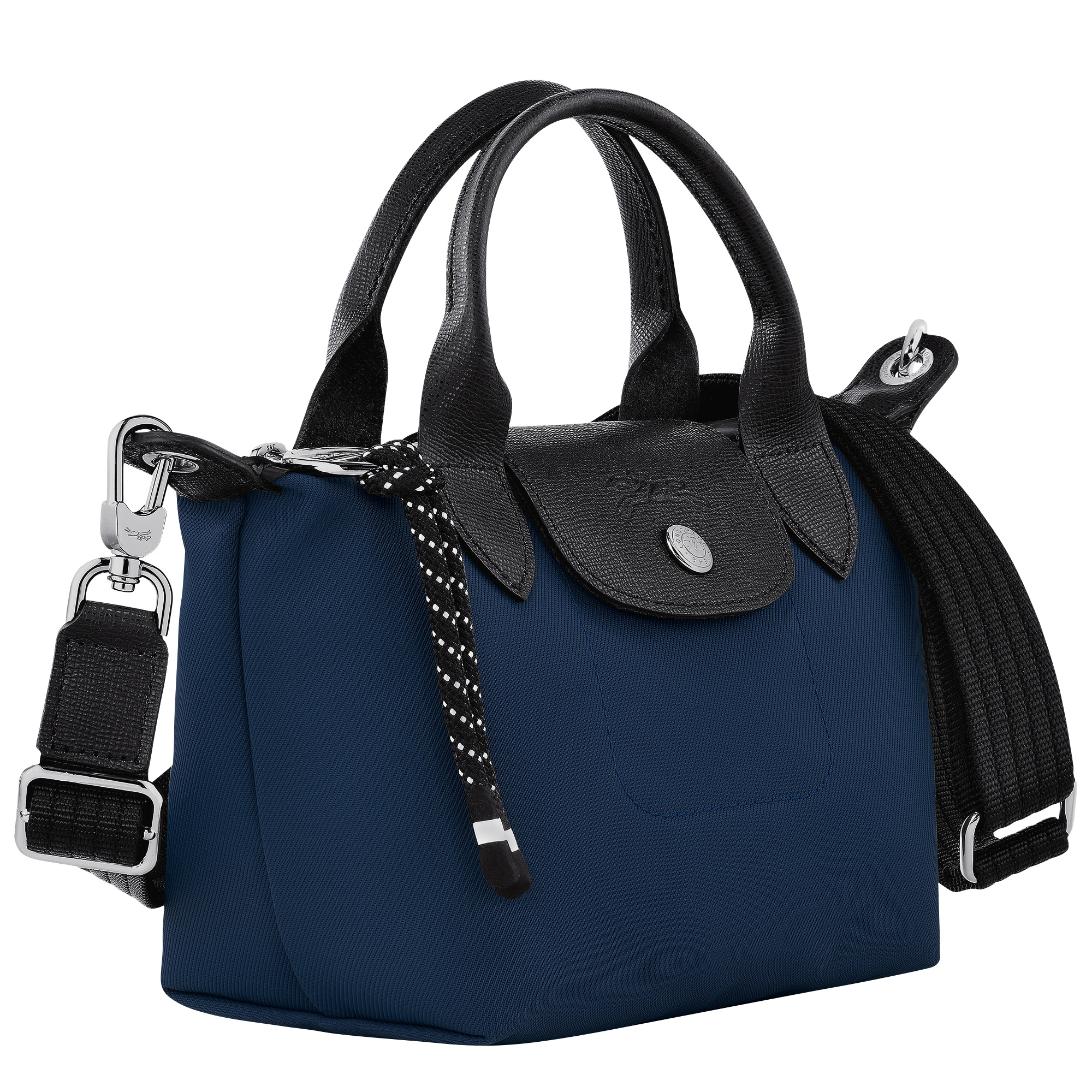 Le Pliage Energy XS Handbag Navy - Recycled canvas - 3